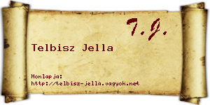 Telbisz Jella névjegykártya